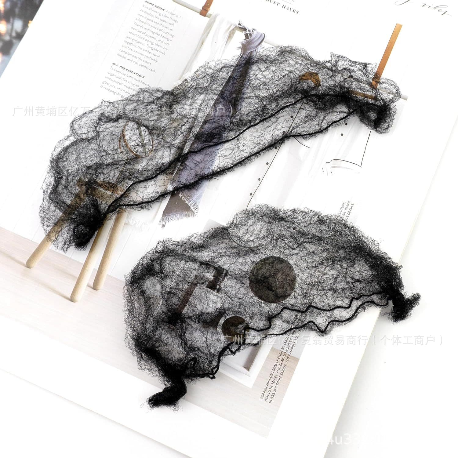 Studio film and television professional hair styling supplies, flight attendant special high elasticity, ultra-fine invisible hair net, fine mesh, cross-border foreign trade