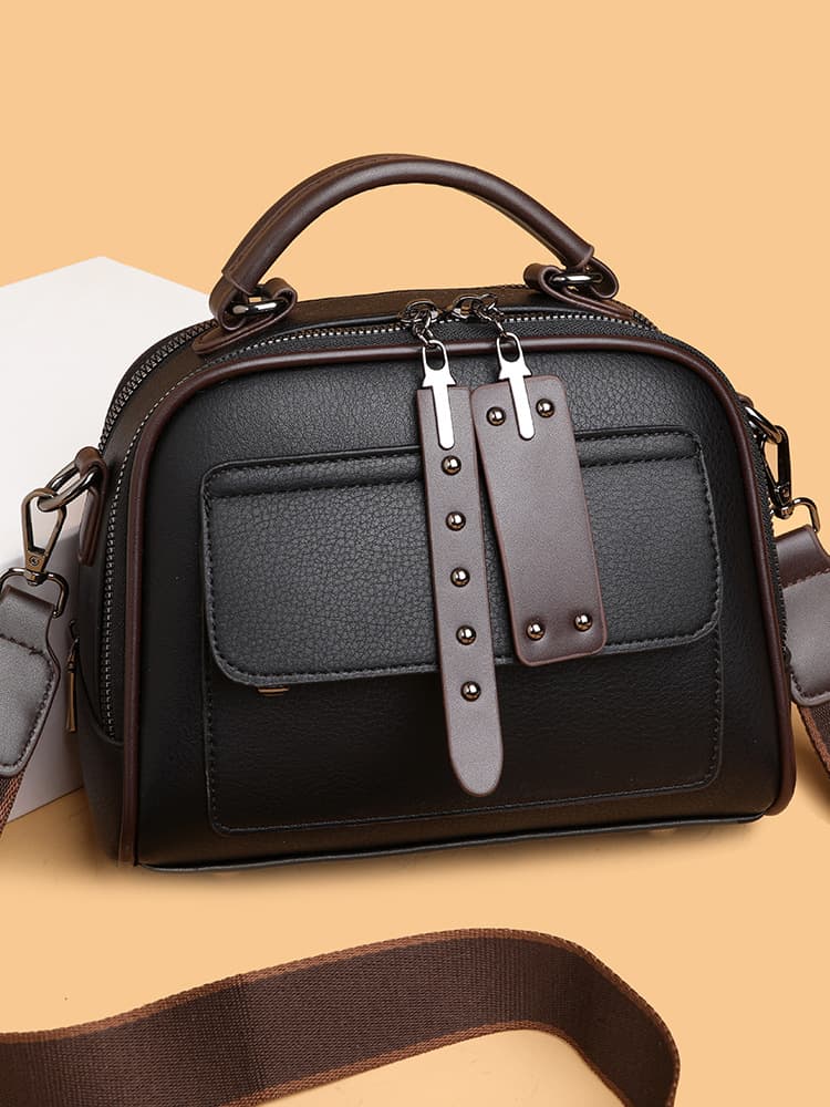 Cross-Border Fashion Bags, Versatile and Stylish Women's Bags, Multi-Layered, Practical, Niche Design, Women's Handbags and Crossbody Bags