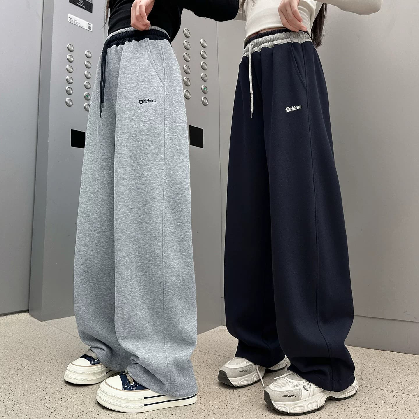 Girls' Pants Spring/Fall 2026 New Style Big Kids' Athletic Pants Straight-Leg Casual Long Pants for Middle School Girls