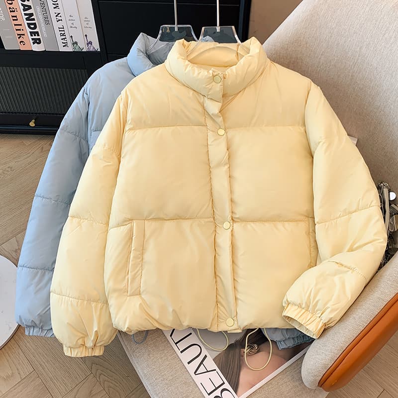 Women's Short Down Cotton Coat, 2025 New Arrival, Petite-Friendly, Korean Loose Fashion Puffer Jacket, Live Stream Export Style