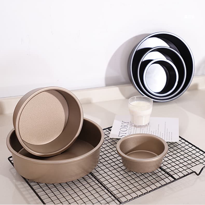 Baking Tools Chiffon Cake Mold Removable Bottom Round Non-Stick 6 8 10 Inch Baking Set for Home Oven