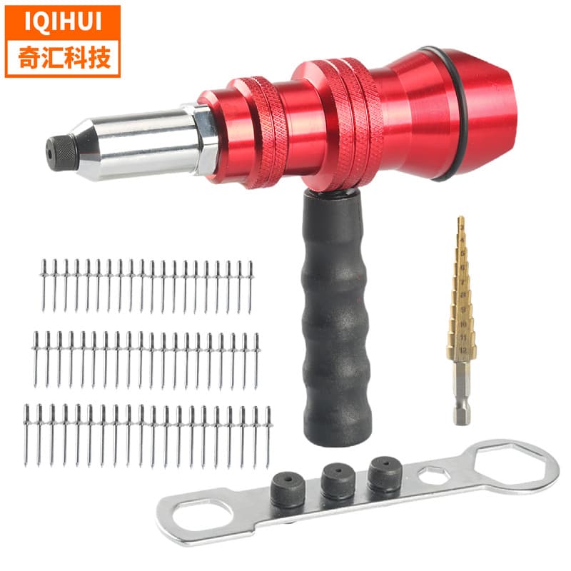 Cross-border supply of electric rivet gun head, rivet core-pulling conversion head, rivet head, rivet head, aluminum alloy rivet, rivet head