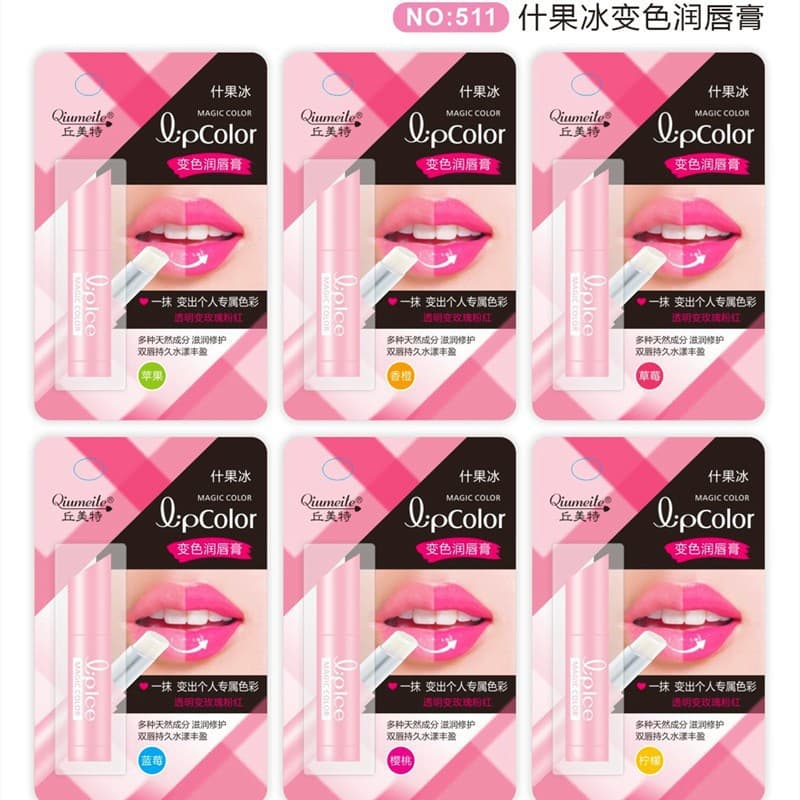 Qiumeite 2024 Color-Changing Lip Balm, 8 Glasses of Water Aloe Vera Lip Balm, Repairing, Moisturizing, and Hydrating Lip Balm for Men and Women