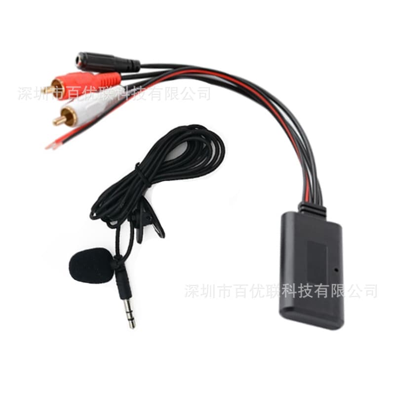 Suitable for 5V 12V car radio home audio modified Lotus head RCA Bluetooth receiving microphone