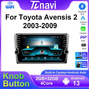 Cross-border Supply For Toyota Avensis 2003-2009 Car Android Carplay Navigation
