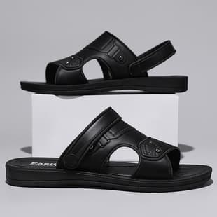Summer Open Toe Strap Sandals for Men, Two-Wear Slide Sandals, Driving Shoes, Water Shoes, Non-slip Middle-aged and Elderly Beach Shoes