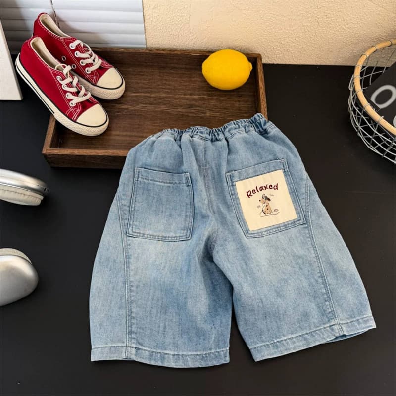 Boys Denim Shorts Children's Jeans Summer 2026 New Style Casual Straight Leg Denim Shorts for Boys and Girls
