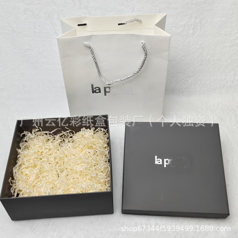 Lepper mud skin care product gift box gift bag sunscreen air cushion gift box gift bag essence face cream eye cream packaging box hand bag
