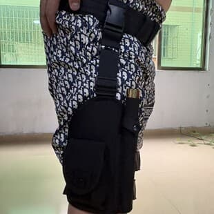 Outdoor Multi-Functional Tactical Leg Rig Combo Set, Quick-Draw Handcuff Pouch, Sports Waist Bag, Baton Storage Pouch