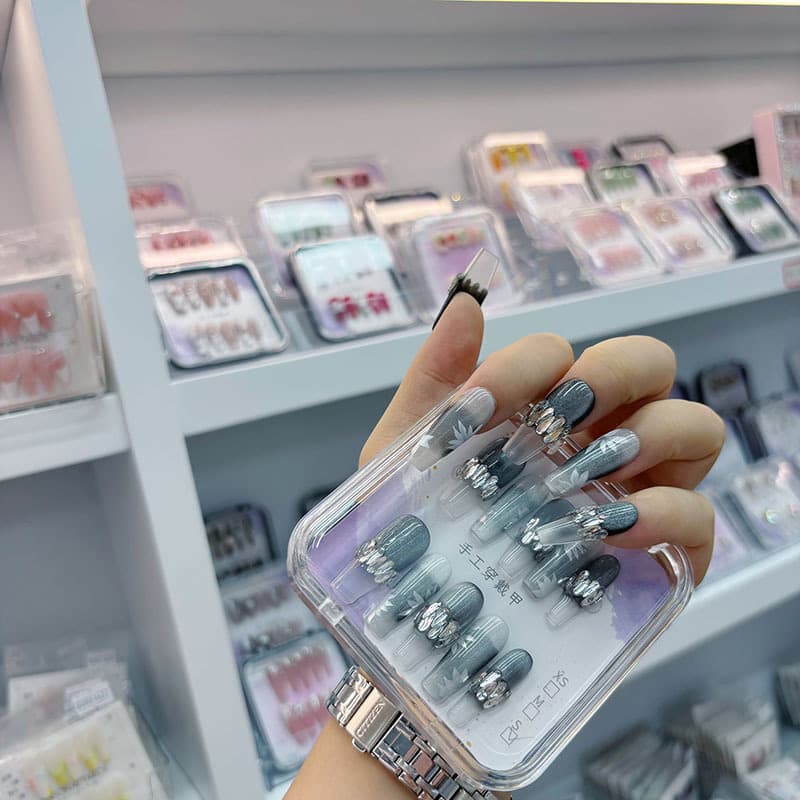 [Medium-Long] Handmade Wearable Blind Box Live Streaming Press-On Nail Tips Wholesale False Nail Tips Detachable