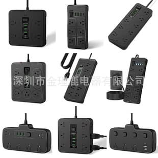 US Standard Socket UL Amazon USA Canada Mexico Certified Extension Board Multi-Port USB US-Style Power Strip