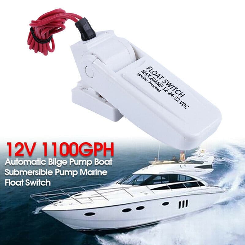Automatic Floating Ball Switch for Boat Use Submersible Pump Bilge Pump Float Switch Durable ABS Metal Material