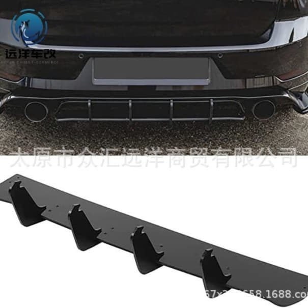 Suitable for Volkswagen Golf 7MK7 GTI TCR 2017-2020 rear lip air blade tail lip rear blade spoiler