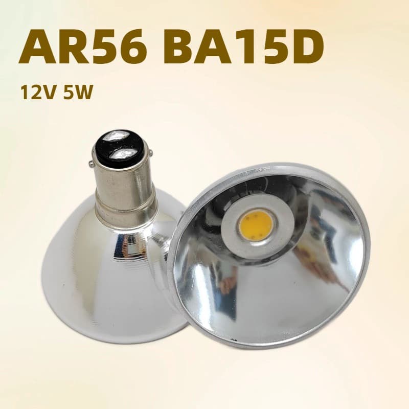 Supply of AR56 BA15D 5W-12V-LED Spotlights, Ceiling Lights, Special Industrial Lamps, Downlights, Pendant Lights