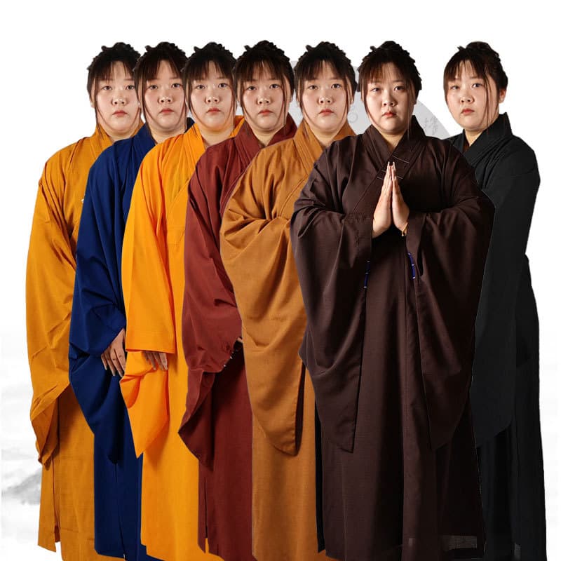 Boutique Haiqing Lay Clothes for Women Doris Haiqing Clothes Zen Meditation Clothes for Men High-end Opaque Brown Black