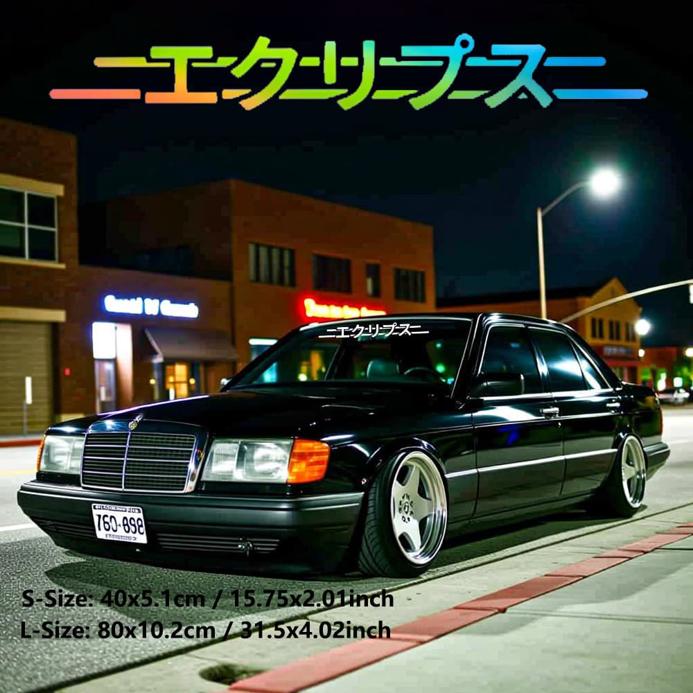Cross-border Reflective Car Body Sticker Japanese Racing Decal