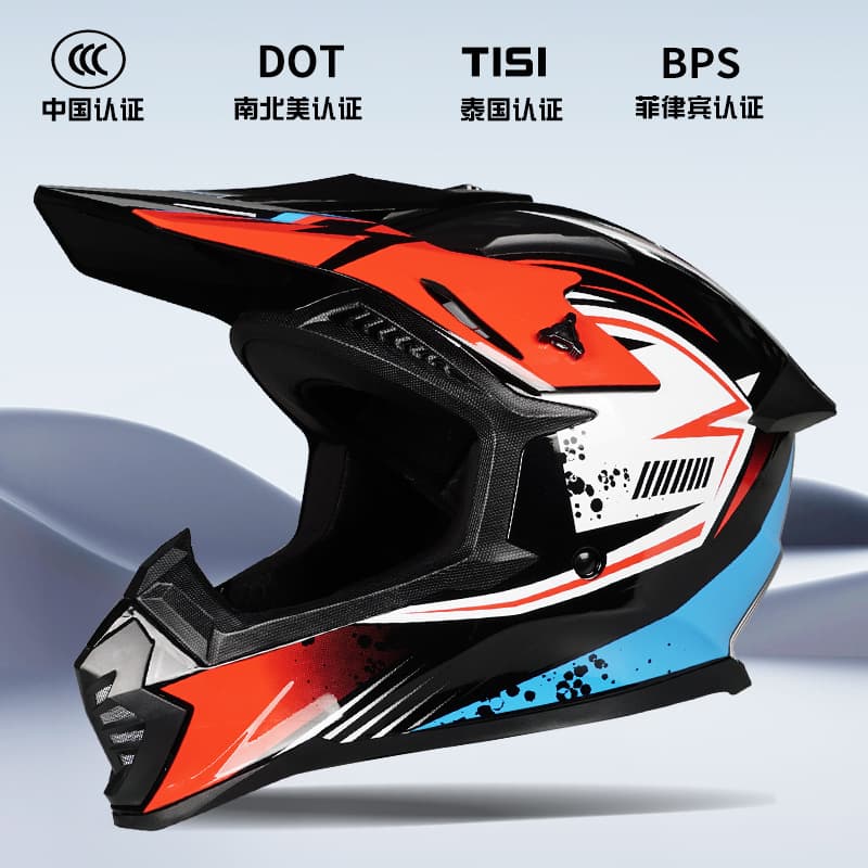 3C Certified Mountain Road Off-Road Motorcycle Full Face Helmet, Unisex Electric Bike All-Season Winter Rally Helmet