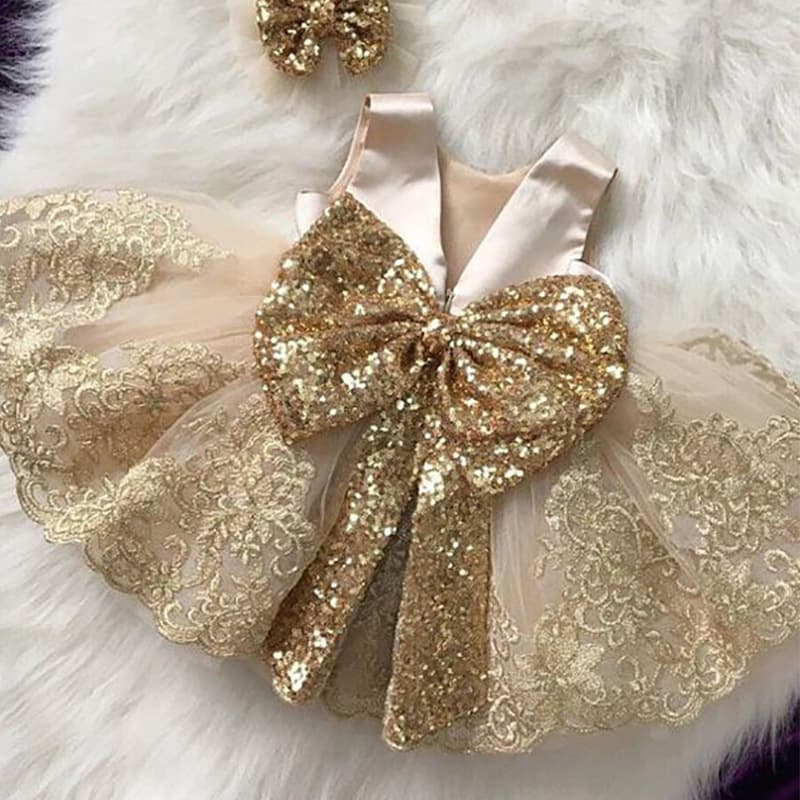 Spanish Children's Clothing Girls Princess Dress Baby Dress Flower Girl Heavy Industry Wedding Dress In Stock