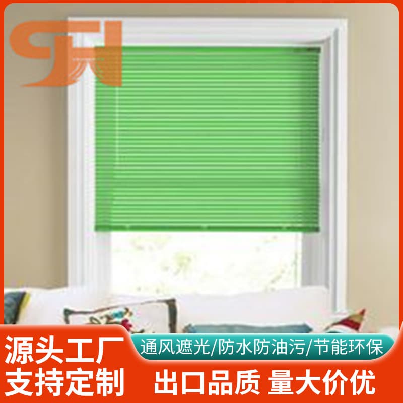 PVC Blinds with No-Drill Installation for Offices, Blackout and Sunshade, Bathroom Roll-Up Lift Shades