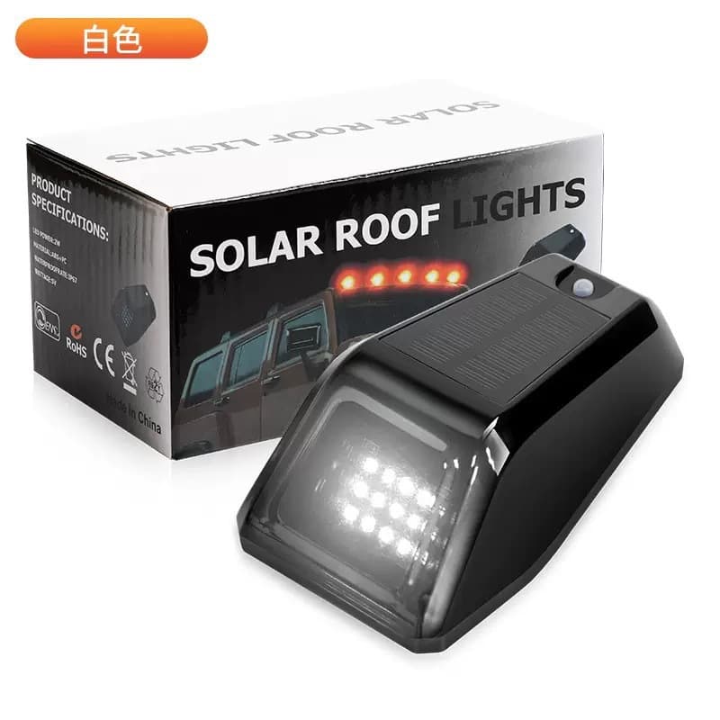 Cross-border Truck Pickup Roof Modification Roof Mouse Light Roof Warning Light Popular Solar LED Daytime Running Light