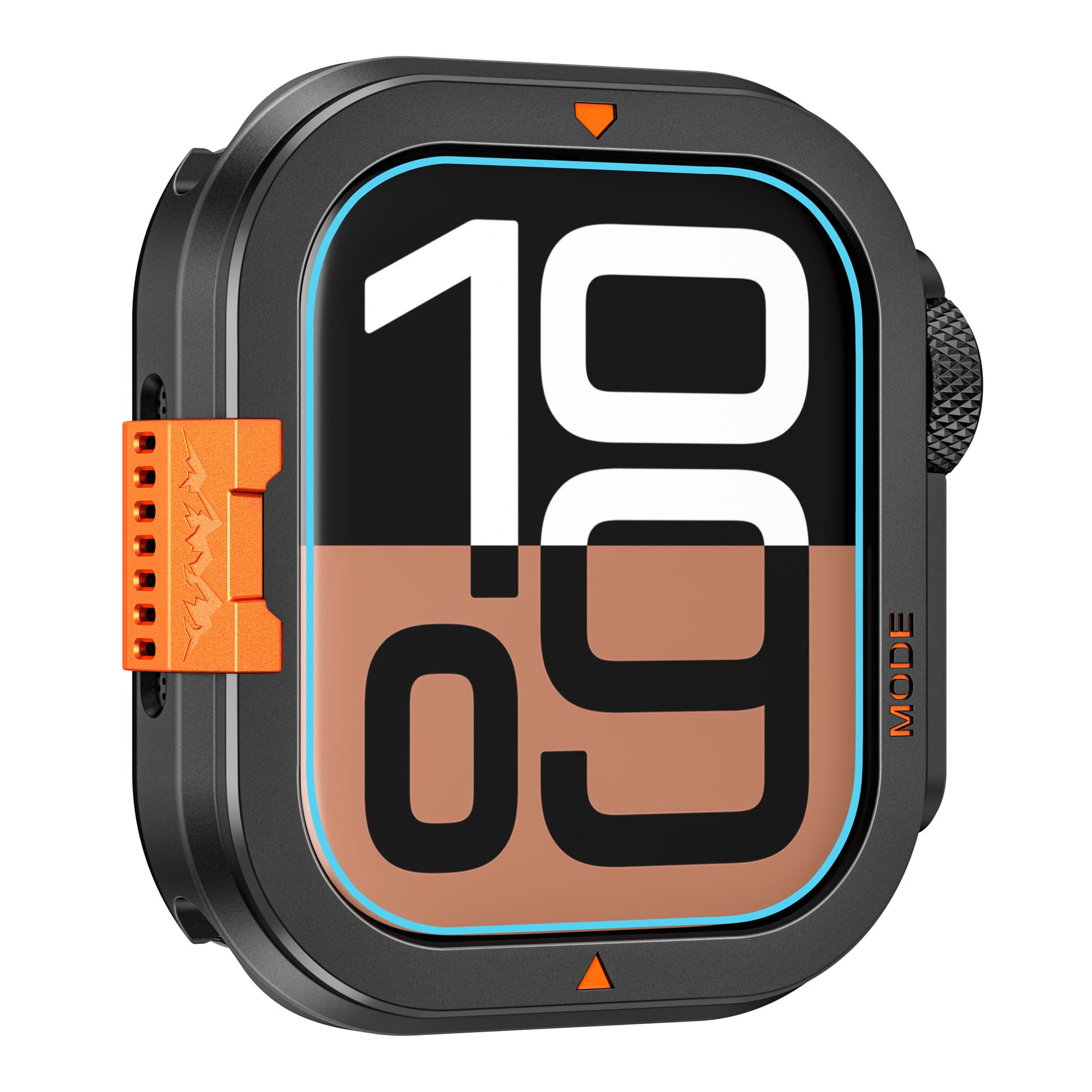 High Mountain Metal Apple Watch S10 Protective Case Ultra2 Sports Watch Shell Anti-Fall Zinc Alloy PC Material Lightweight
