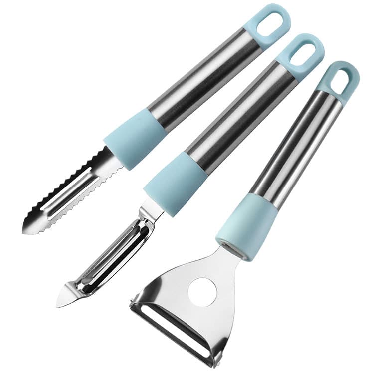 Stainless steel double-sided peeler two-in-one peeler fruits and vegetables potato scraping peeling tool peeler melon planing