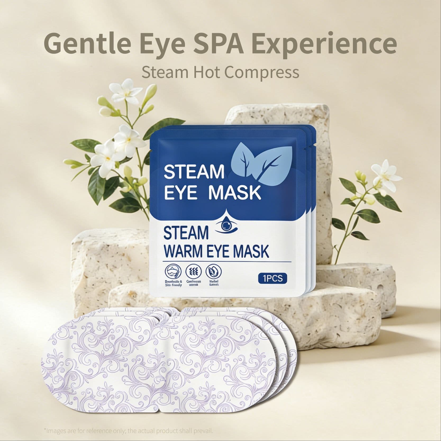 Lutein Steam Eye Mask Self-Heating Eye Mask for Relaxation Cross-Border