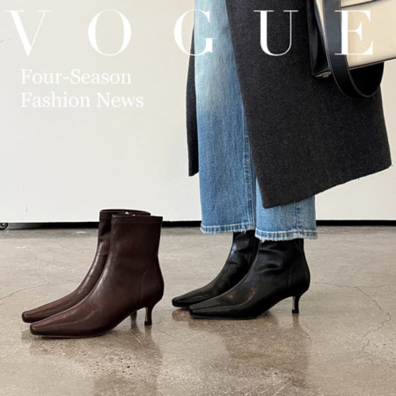 2026 Autumn Winter New High Heels Women Thin Heel Pointed Toe Women's Short Boots with Stretch Slim Boots Short Fashion Boots Women