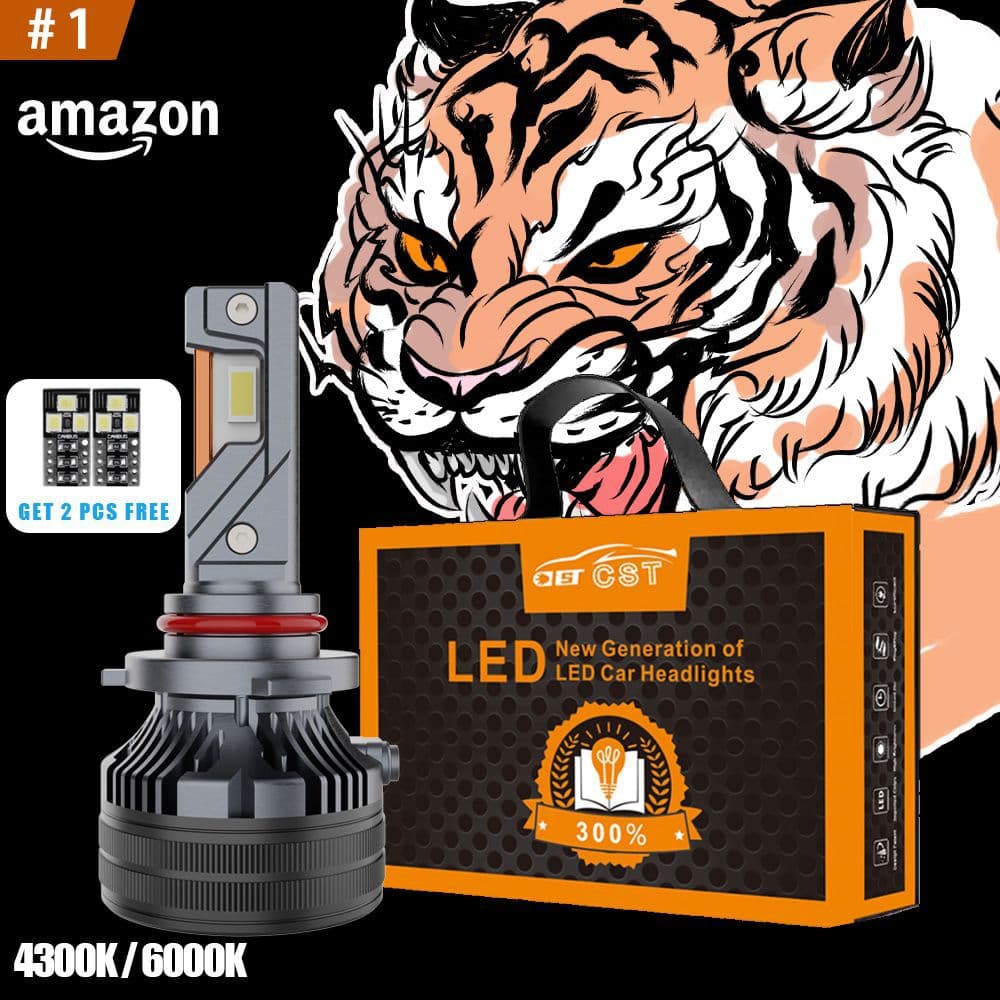New Hot Selling LED Car Headlight H4 H7 High Power Headlight Cross-border Supply Front Light Auto Lamp