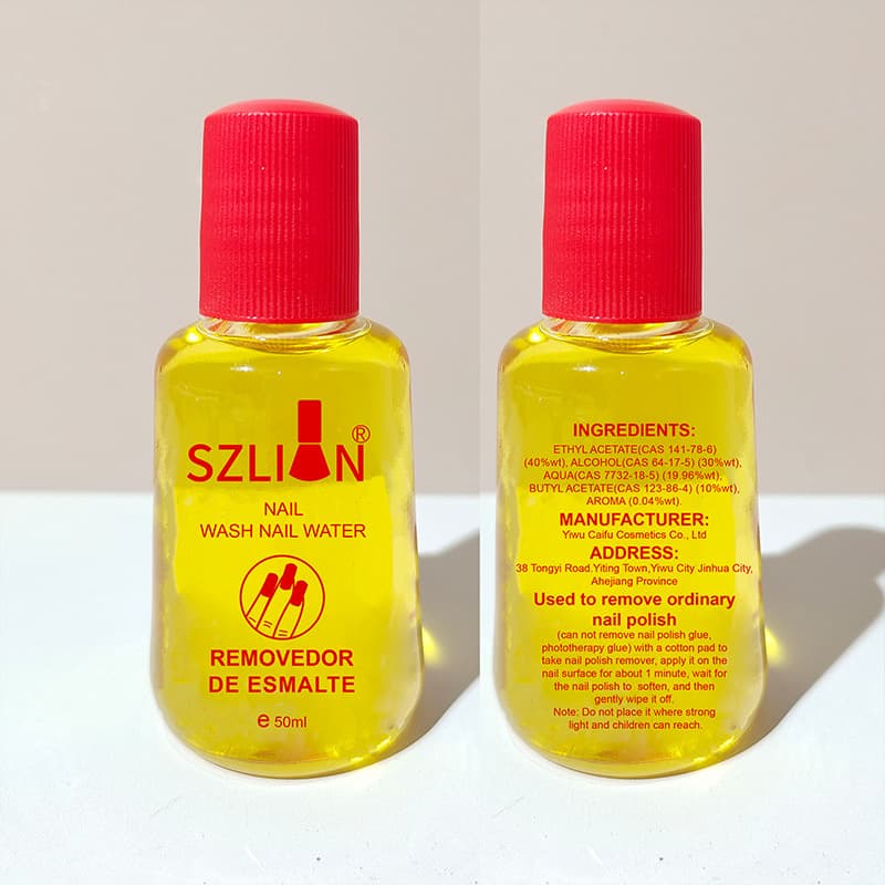 Nail Art Remover Cleaning Liquid, Large Capacity, Gentle, Non-Damaging, Easily Removes Nail Polish, Nail-Specific Water-Based Formula
