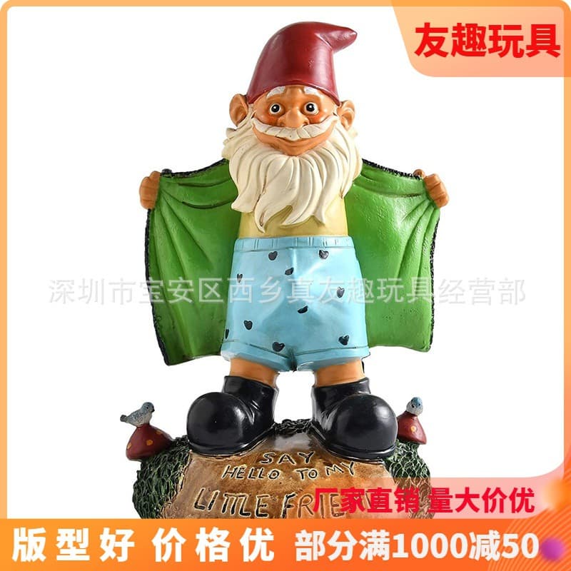 Cross-border Garden Gnome Resin Craft Statue Garden Decoration