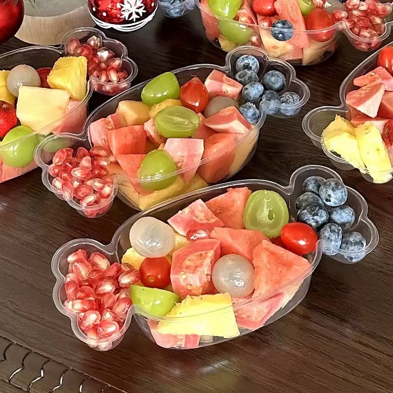 Fruit cut fruit packaging box candy shape transparent box Children's Day fresh fruit gift box cream cake box