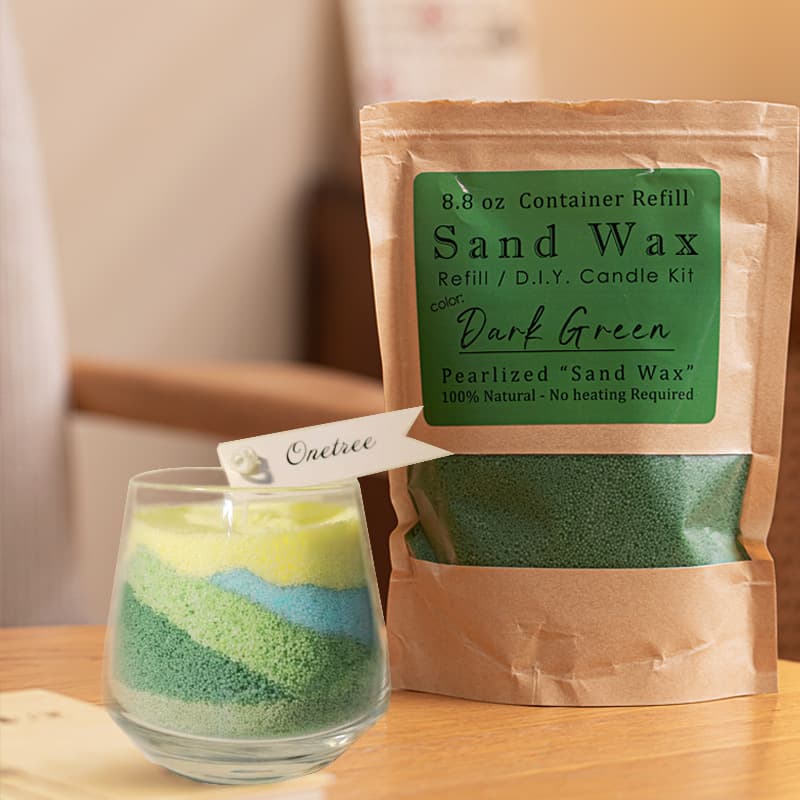 DIY Scented Sand Wax Sand Painting Unscented Candle DIY Handmade Material Kit Birthday Wedding Gift Colored Granules Wholesale