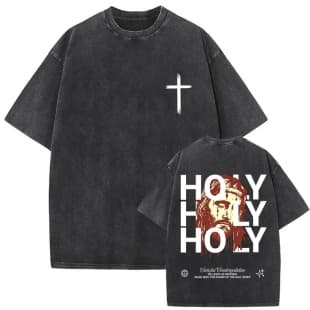 230g European Size Pure Cotton T-shirt Men Women Gothic Rock Oversized T S