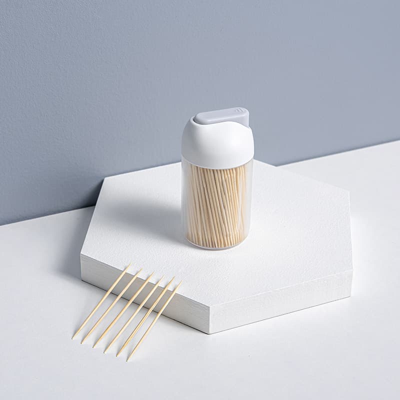 Press-Type Toothpick Box in Nordic Style, Creative High-End Toothpick Container, Portable Restaurant-Specific Toothpick Holder