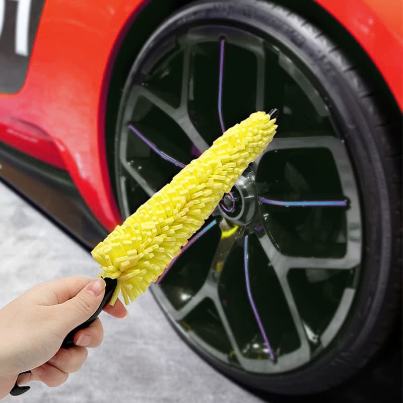 Sponge Tire Gap Cleaning Brush, Wheel Hub Brush, Steel Rim Brush, Multi-functional Car Cleaning Brush