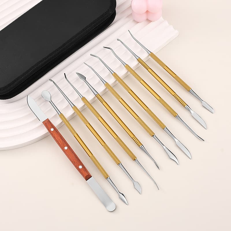 Dental Wax Carving Knife Set Technician Wax Pattern Carving Tool Kit Student Wax Carving Knife Wax Block Dental Carving Knife