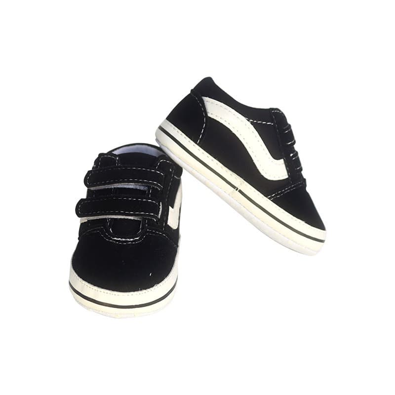 Hook-and-loop sneakers for kindergarten toddlers, Korean-style baby canvas walking shoes, infant casual cloth shoes, trendy