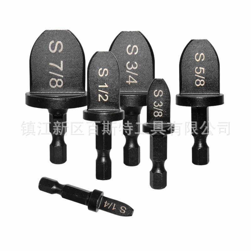 6-piece triangular handle tube expander, black imperial tube expander, air conditioning copper tube expanding tool, copper tube flaring tool