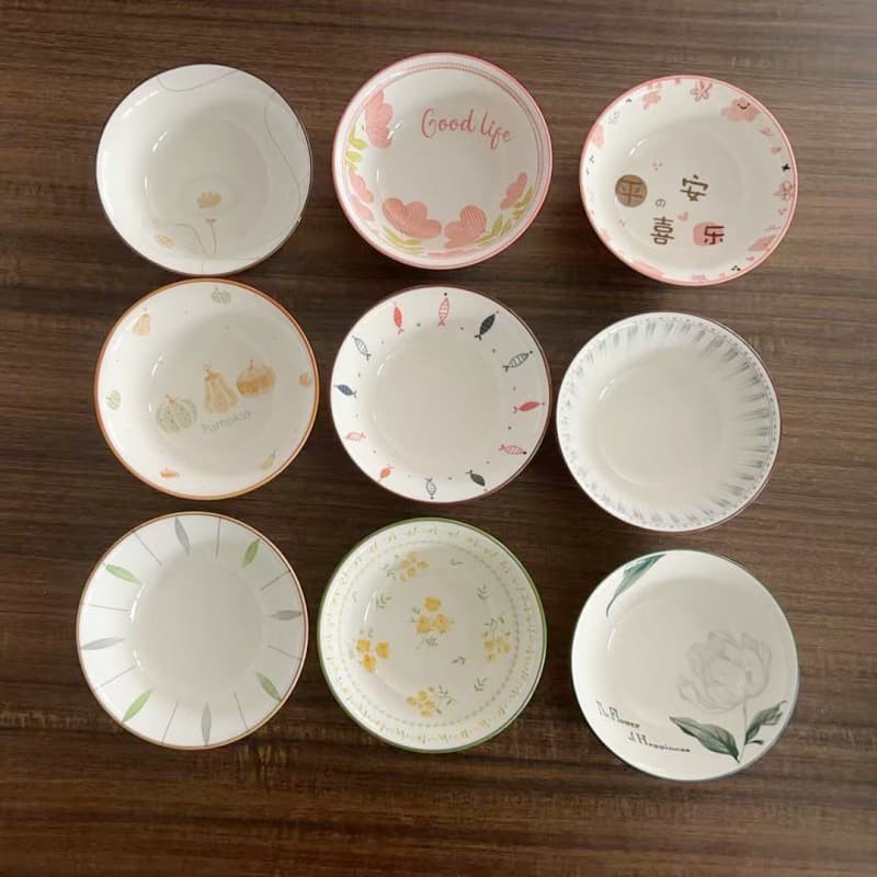 6-inch Ceramic Bowl for Household Use, Noodle Bowl, Soup Bowl, Ramen Bowl, Instant Noodle Bowl, Promotional Gift Bowl, Affordable Creative Design