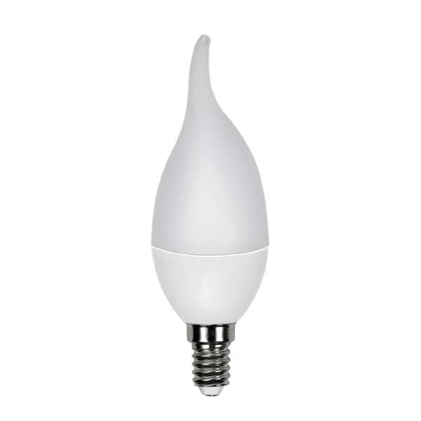 Cross-border Supply E14 Screw Base LED Candle Bulb C37 Pointed Tip with Tail Warm White/Cool White Crystal Lamp Chandelier Energy Saving