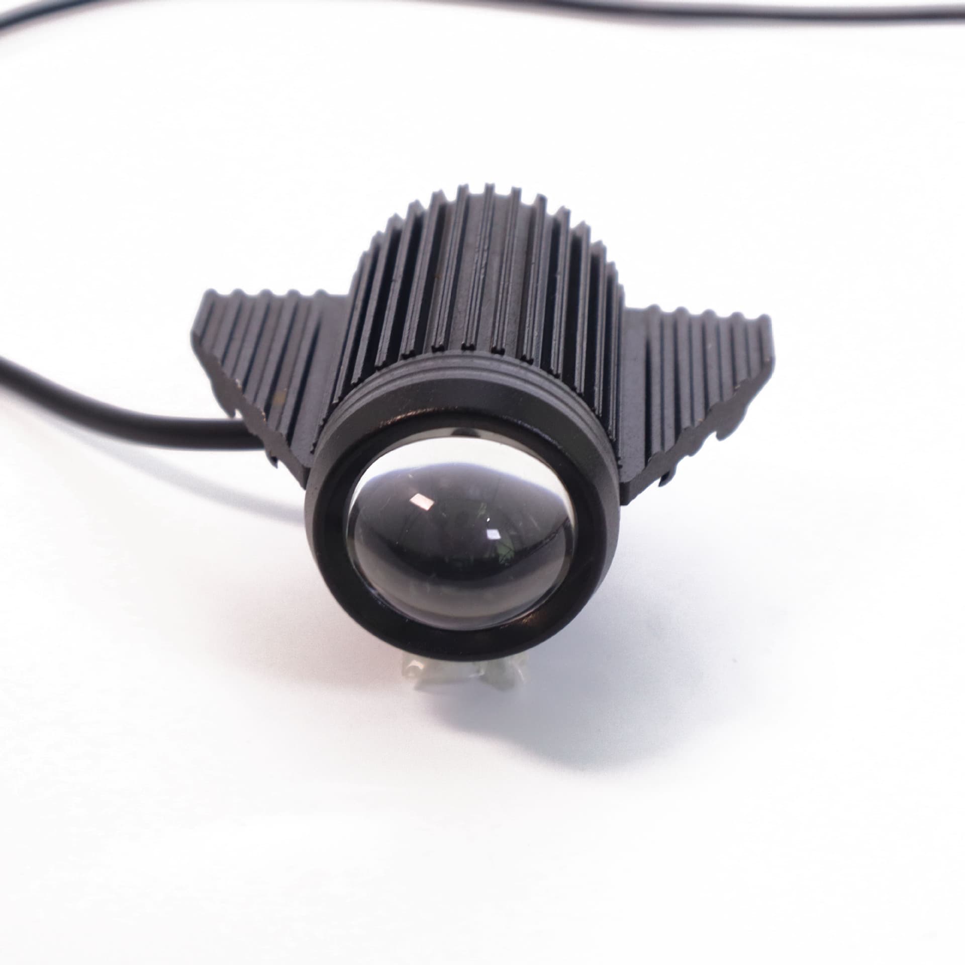 Modified Motorcycle Spotlight Colorful Aircraft Style LED Electric Vehicle Dual-Color High/Low Beam Integrated Headlight