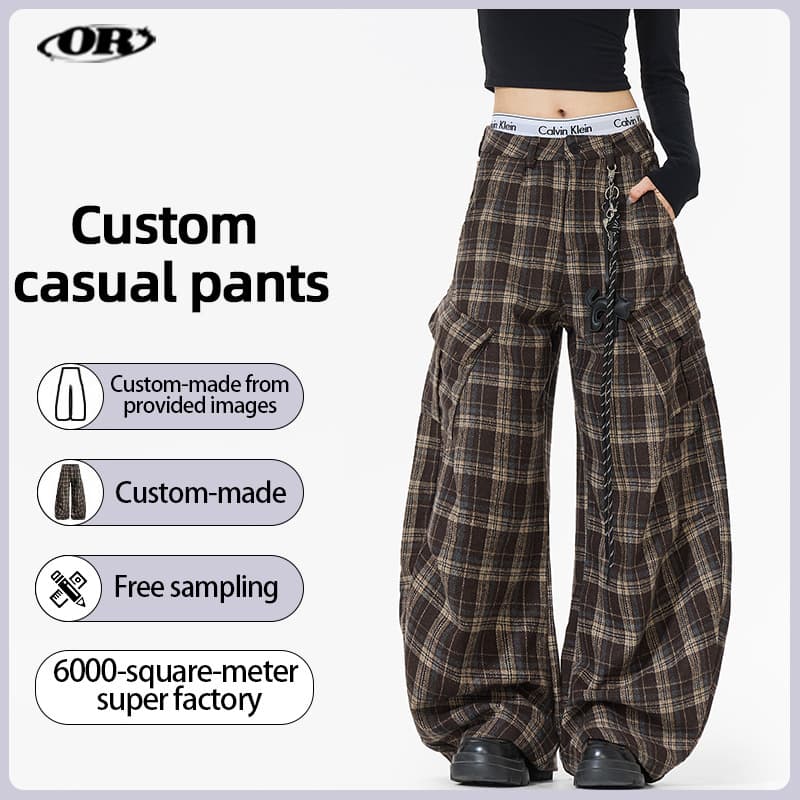 Custom cargo pants OEM/ODM clothing factory samples available