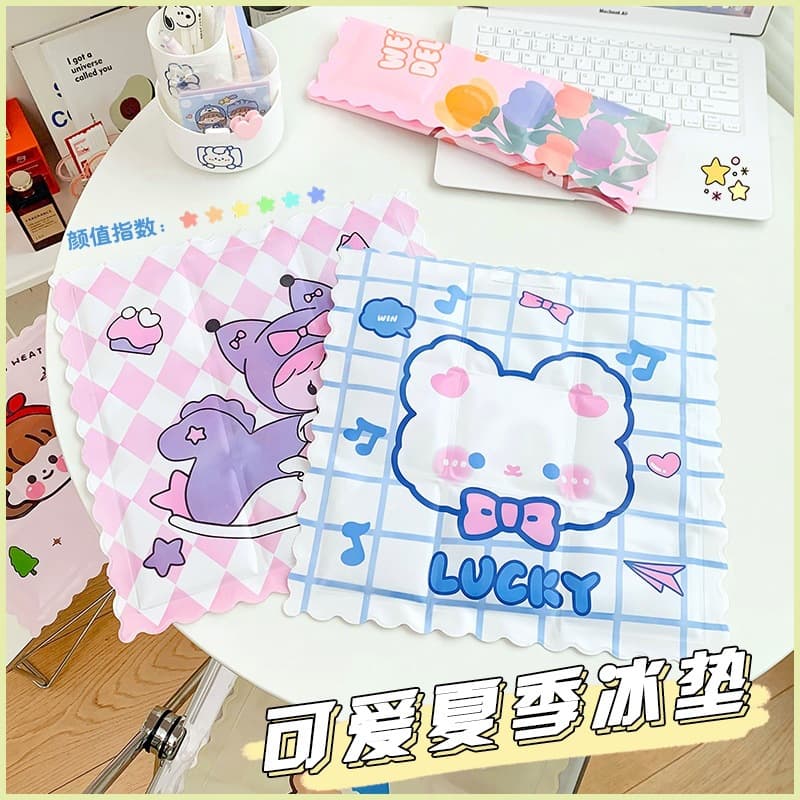 Summer gel ice pad cute car cooling and cooling cartoon cushion office nap cooling pad cute and cool