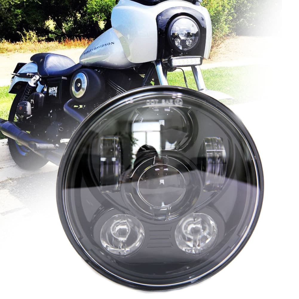 Suitable for Harley headlights, the new 45W far and near beam, 5.75-inch motorcycle modified headlights, headlights