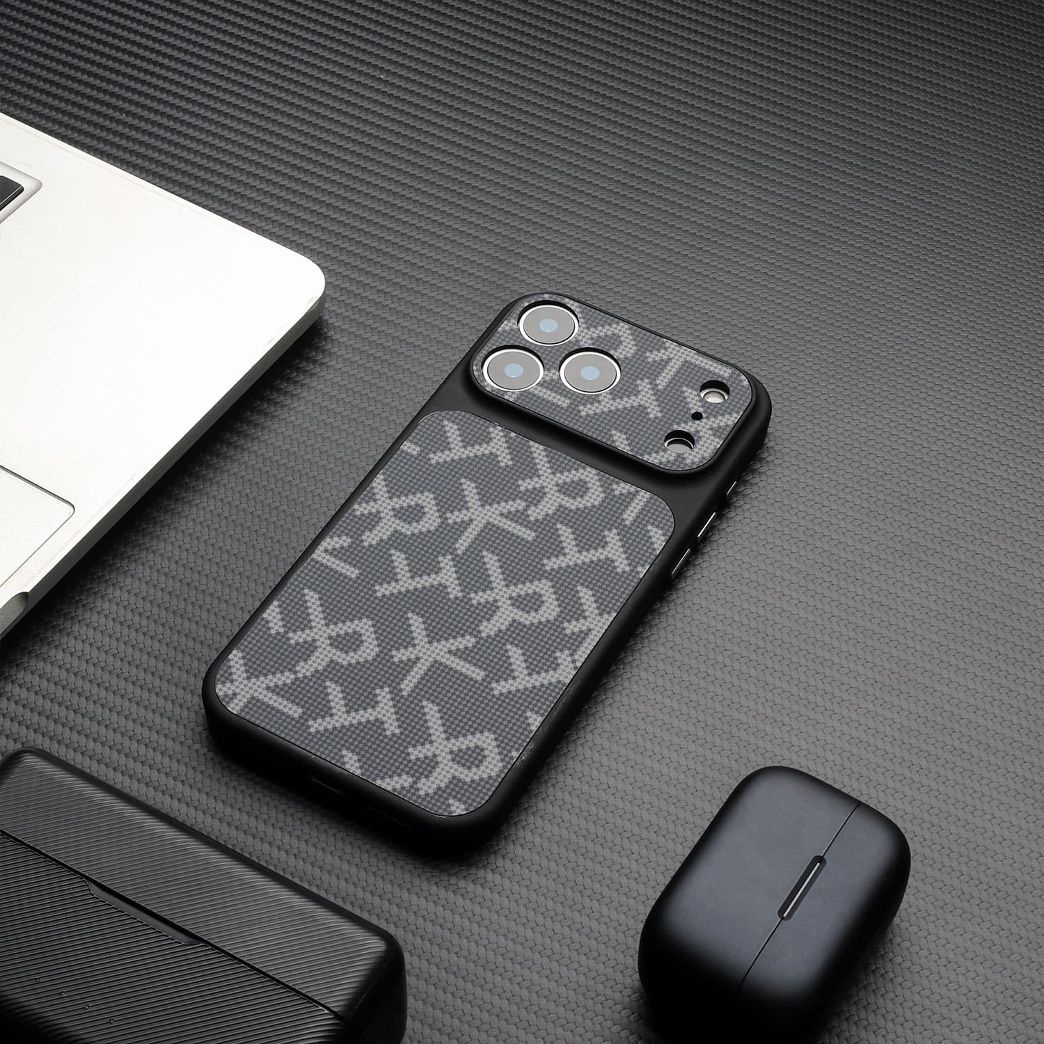 For iPhone 17 Pro Max Case Instant Large Window RK Letter iPhone 16 Magnetic Liquid Silicone Texture Protective Cover
