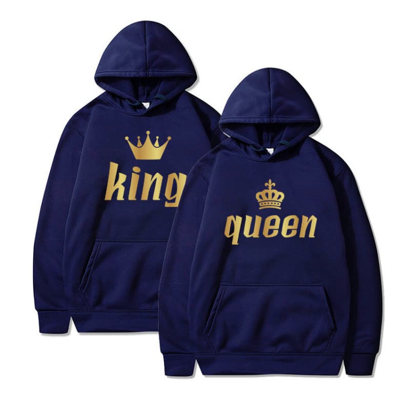 AliExpress 2025 Autumn Winter Pullover Hoodie Sweatshirt Fashion Gold Letter Men Women Couple Style Hoodie Drop Shipping