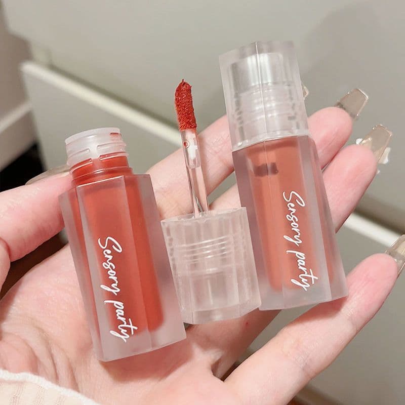 Sensory Party Matte Velvet Lip Mud Long-Lasting Lipstick Cross-Border New Product for Douyin and Kuaishou