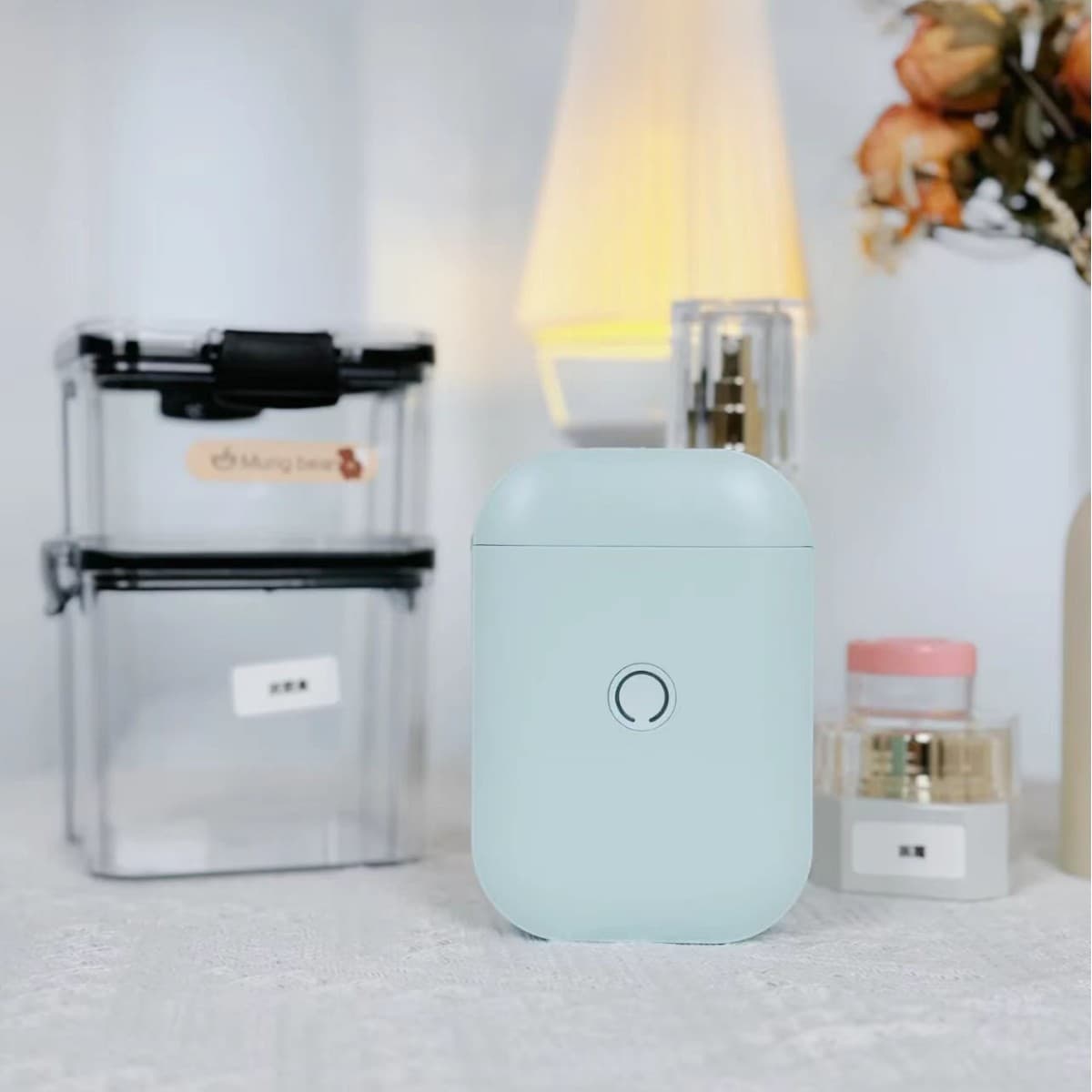 Mini Bluetooth Wireless Thermal Label Printer, Sticker Paper, Custom Thermal Label Printer