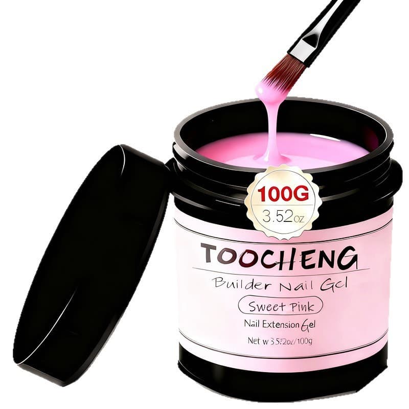 Manicure 100g large-capacity construction extension painless phototherapy glue multi-functional model shape reinforcement drill glue transparent